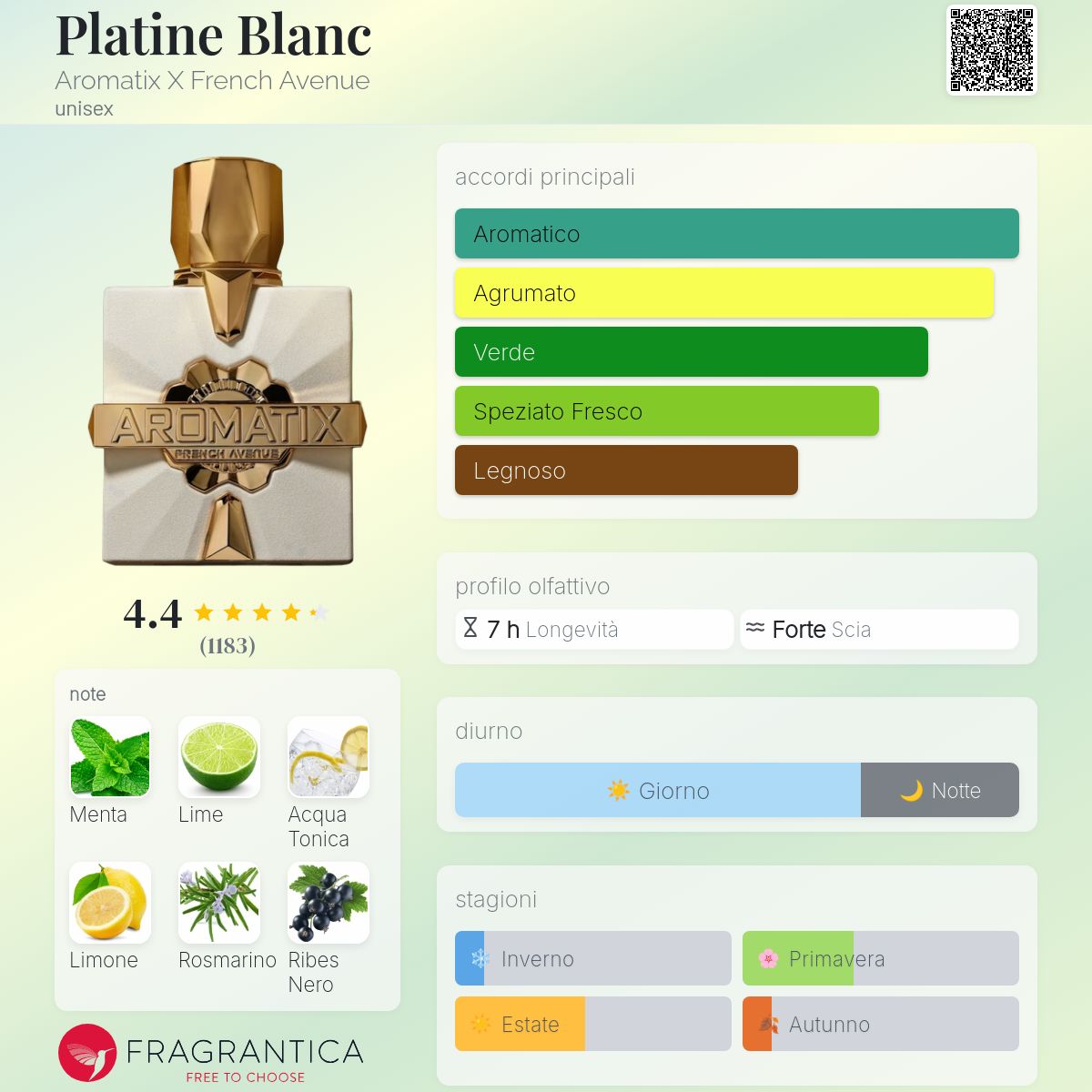 French Avenue X Aromatix Platine Blanc