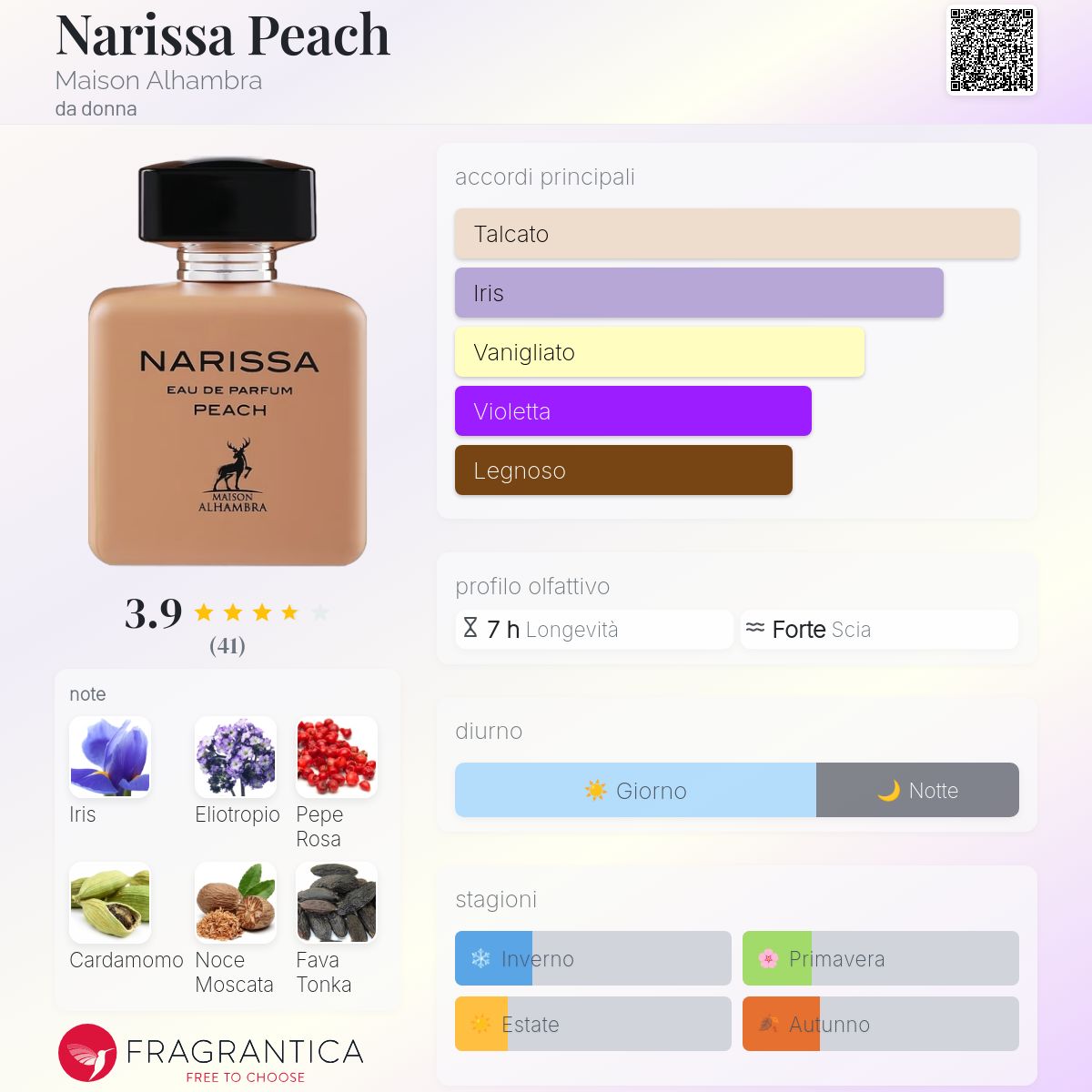 Maison Alhambra Narissa Peach