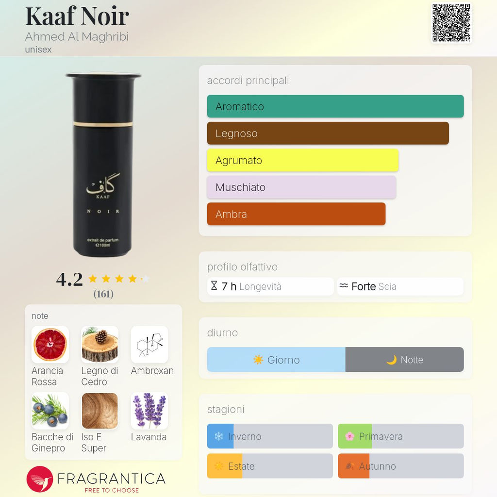 Ahmed Al Maghribi Kaaf Noir