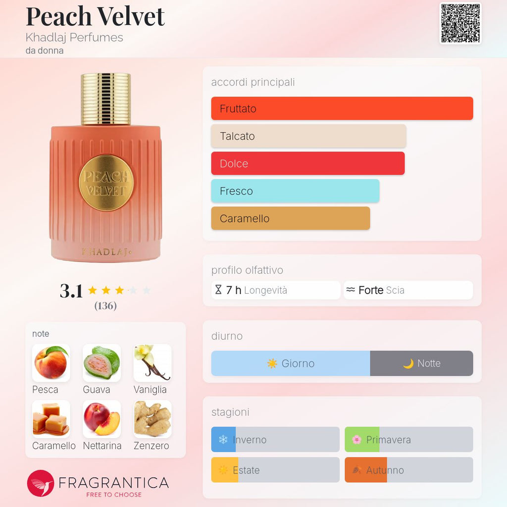 Khadlaj Peach Velvet