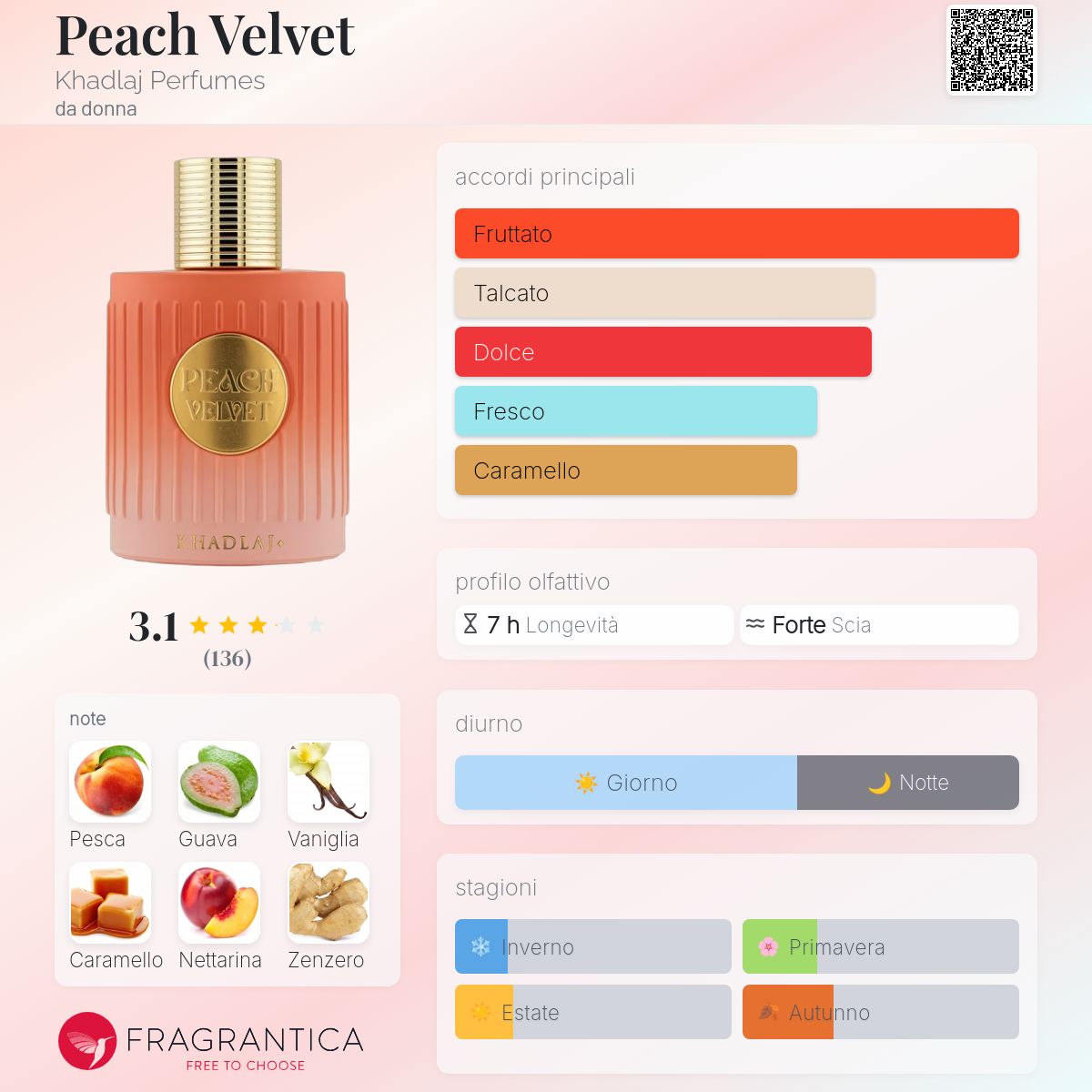 Khadlaj Peach Velvet