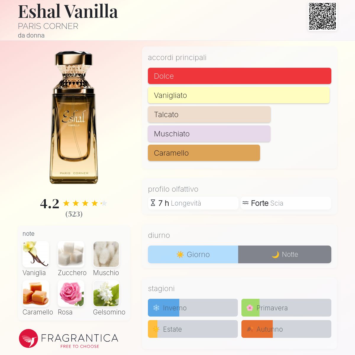 Paris Corner Eshal Vanilla